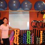 Pauline Geraci, owner and instructor at Fit4Life, gears up to move her boutique fitness studio from 1245 West Washington Street to a new space at 990 E. Washington St. set to be open by Jan. 2. Sequim Gazette photo by Erin Hawkins