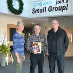 Four area churches partner to bring Perspectives, a 15-week non-denominational Christian course to Sequim Community Church starting Jan. 9 for an introduction and officially starting Jan. 16. Facilitators, from left, Joanne Meinzen, Associate Pastor Rick Dietzman for SCC, and Norman Hardie say the experience expands your viewpoint of Gods impact on history. Sequim Gazette photo by Matthew Nash