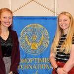 Milestone: Soroptimists pick Bundy, Van de Wege for Girls of the Month