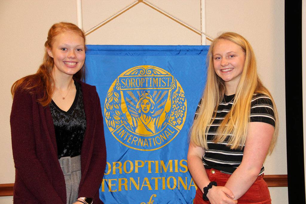 Milestone: Soroptimists pick Bundy, Van de Wege for Girls of the Month