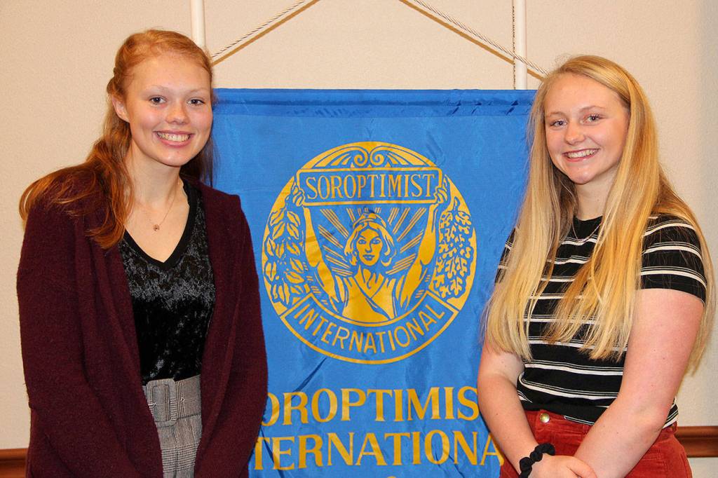 Milestone: Soroptimists pick Bundy, Van de Wege for Girls of the Month