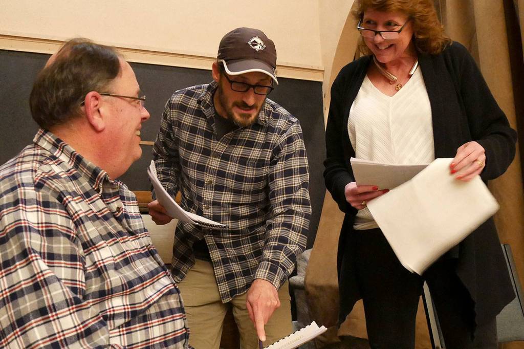 OTA’s production of ‘Bakersfield Mist’ is cast, in rehearsal
