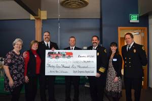Sequim-Dungeness Hospital Guild gives fire district funds for software