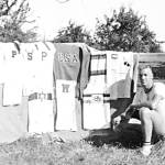 Former Sequim resident Joe Rantz, pictured here in the 1930s with uniforms from his collegiate and Olympic Games competitions, is the centerpiece of The Boys in the Boat, a best-selling book that is the basis for a feature film by Metro-Goldwyn-Mayer Studios and Lantern Entertainment. Photo courtesy of Joe Rantz family