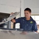Ryan McCarthey, co-owner of Dungeness Valley Creamery, readies a batch of raw milk for distribution. Production never ceased at the dairy after state officials in September said two people became ill from E. coli after they allegedly drank raw milk from the farm. Tests did not find E. coli in random samplings from products at stores or the farm. Sequim Gazette photo by Matthew Nash
