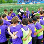 Sequims Wolves boys soccer team celebrates a 14-win season and berth in the class 2A state quarterfinals. Photo by Dave Shreffler