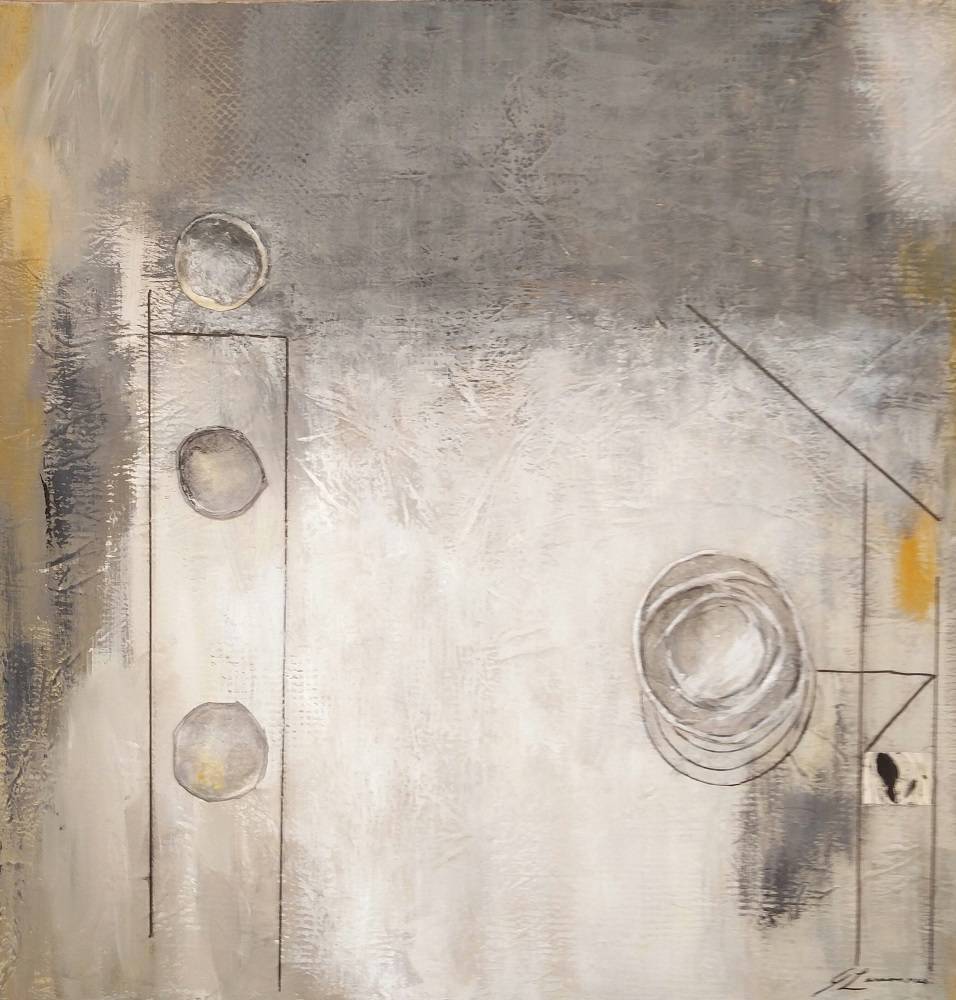 Gail Larson, who Centric 1 is features here, is one of the participating artists in Blue Whole Gallerys first juried show on Jan. 4. Submitted art