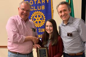 Milestone: Bates earns Sequim Sunrise Rotary honor