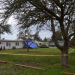 Sequim Police Department continues to investigate the death of a 57-year-old Sequim woman who died inside the Sunbelt Apartments. Nine residents of the complex were displaced Wednesday night as police investigated. Sequim Gazette photo by Matthew Nash