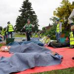 Starting in February, leaders with the City of Sequim and Clallam County Fire District 3 look to partner more for emergency preparedness training in the city, such as with the Community Emergency Response Team, CERT, seen here in June 2017 at the site formerly occupied by the Sequim Community School. Sequim Gazette file photo by Michael Dashiell