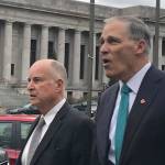 Former California Governor visits Olympia to push renewable energy