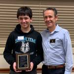 Milestone: Kanters named Rotary’s Student of the Month