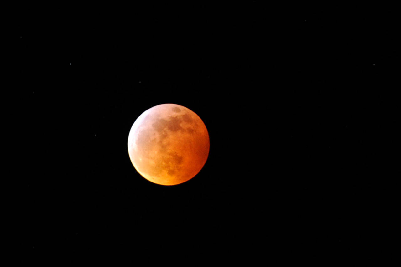 ‘Blood moon’ rising