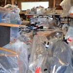 All of the Dungeness River Audubon Centers exhibits remain in storage on Jan. 28 after being frozen for 48 hours over the weekend to prevent the spread of drugstore beetles in the center. Theyll tentatively go back in the center sometime after Feb. 4. Sequim Gazette photo by Matthew Nash