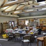 Most of the Dungeness River Audubon Center has been emptied to clean it out and remove any traces of drugstore beetles that could destroy the centers animal collection. The center will tentatively open on or after Feb. 5. Sequim Gazette photo by Matthew Nash