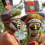Tumbuna Sing-Sing dancers, Mount Hagan. Photo courtesy of Bob and Enid Phreaner
