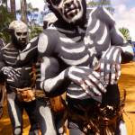 Western Highlanders perform a Skeleton Dance. Photo courtesy of Bob and Enid Phreaner