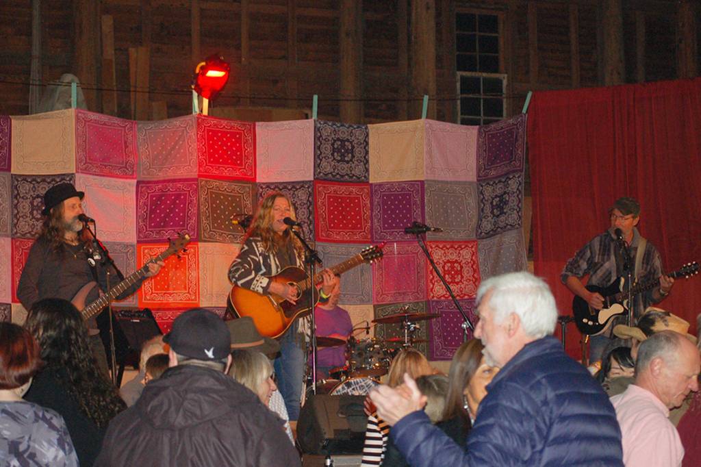 Joy in Mudville performs at the 10th Annual Five Acre School Barn dance in 2018. Sequim Gazette file photo by Erin Hawkins