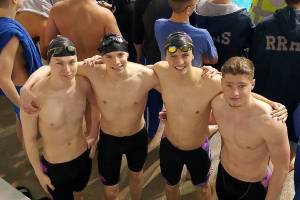 Boys swimming: Sequim swimmers break two school marks at state meet