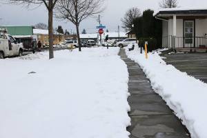 Sequim Public Works begins limited work on clearing sidewalks
