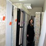 Mattresses line one of the many rooms in the Designer Furniture Showcase and Bedroom Furniture Annex recently opened by Serenity Thrift Store and orchestrated by store director Belicia Belle Muñoz. Sequim Gazette photo by Matthew Nash