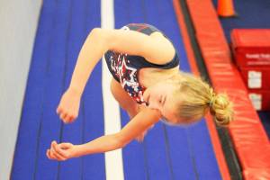 Sequim’s Schmadeke earns state gymnastics title