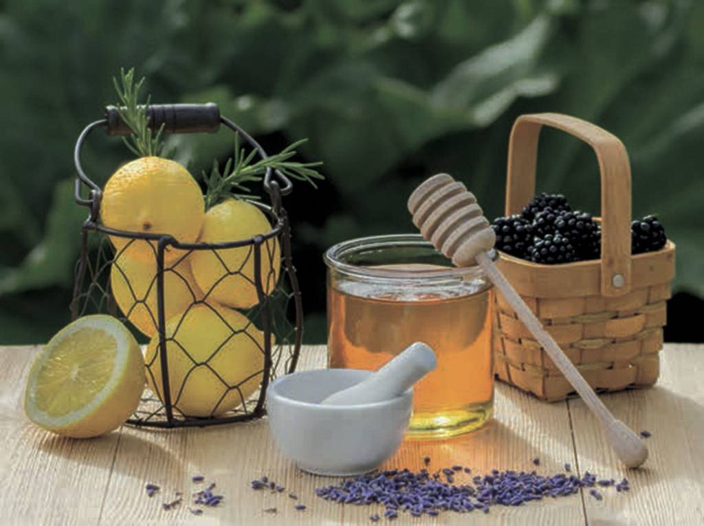 In The Lavender of Sequim: Americas Provence, author Bonnie Gillis says lemon, honey and blackberries are a few flavors deliciously complemented by lavender. Photo by Bonnie Gillis