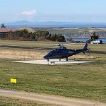 New Diamond Point helipad provides first airlift support