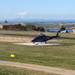 Contributor Mike Connors snaps a photo of a helicopter readying a transport for a Diamond Point resident who fell from a ladder. Officials with Harborview Medical Center said the man died a day later. Submitted photo