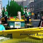 Despite the floats generator being stolen last week, royalty and volunteers with the Sequim Irrigation Festival pushed on and won the Princess award for Best Animation at the Tacoma Daffodil Parade on April 6. Photo courtesy of Sequim Irrigation Festival
