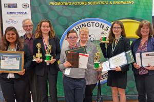 Sequim students compete, win at state science, engineering fair