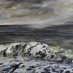 Carrie Rodlends latest work spans from Kalaloch, pictured, to Sequim scenes on Jamestown Beach and the Dungeness Spit. Image by Carrie Rodlend