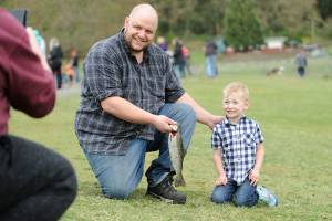 Sequim’s Kids Fishing Day makes splash with return