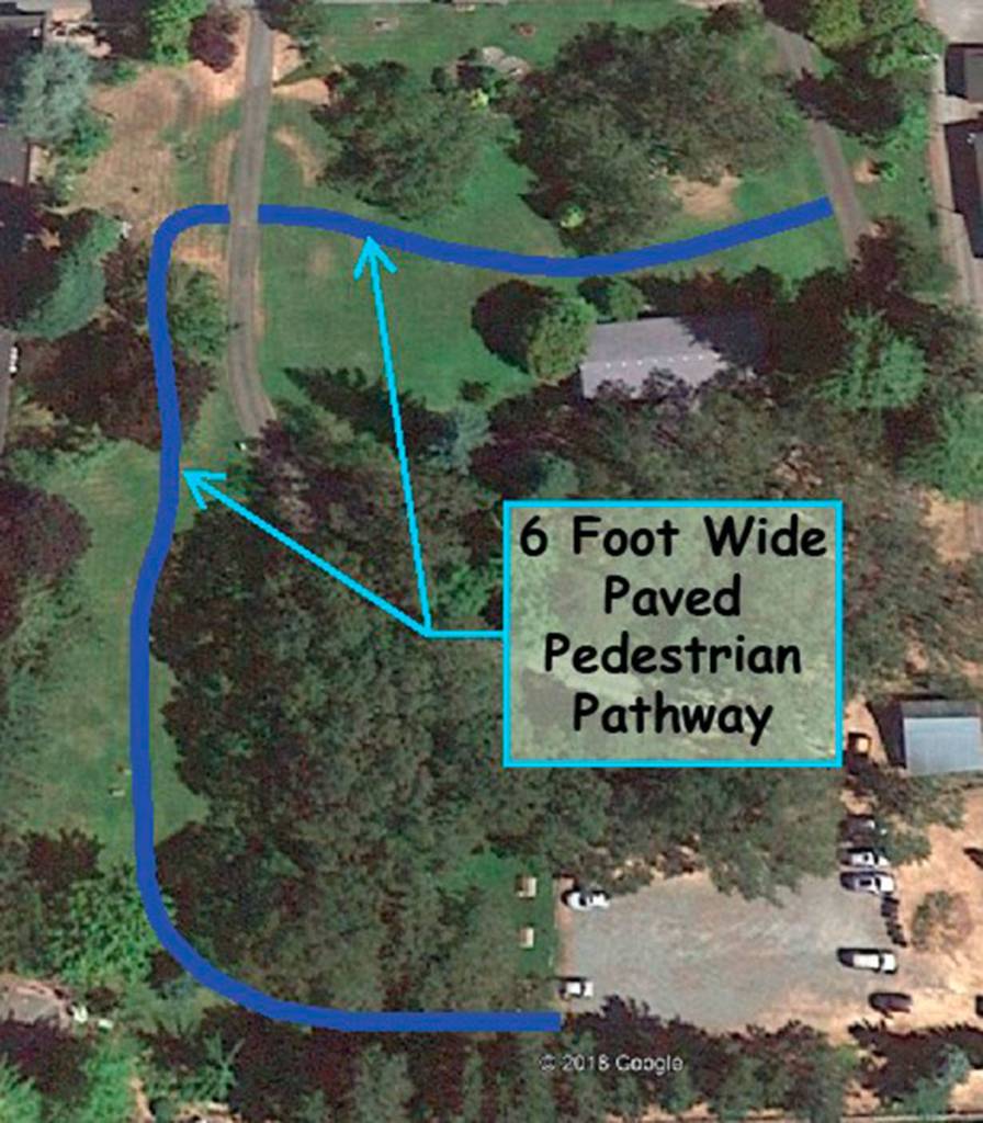 If voters like to walk, they may opt for a new walking path inside Pioneer Memorial Park as part of the voting process for The Peoples Project.