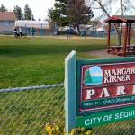 Margaret Kirner Park and the City of Sequims other parks could tentatively host new water bottle refilling stations, if voters choose the option during The Peoples Project. People can vote May 3-4 and May 6-7 at the Sequim Civic Center for their favorite projects. Photo courtesy of the City of Sequim