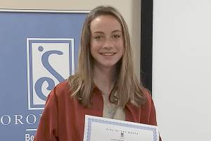 Milestone: Soroptimists name Hugoniot Girl of the Month