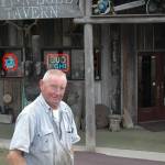 Gary Blevins, pictured here outside his Sit-N-Bull Tavern in Gales Addition in 2010, died on April 13. Sequim Gazette file photo by Mark St.J. Couhig
