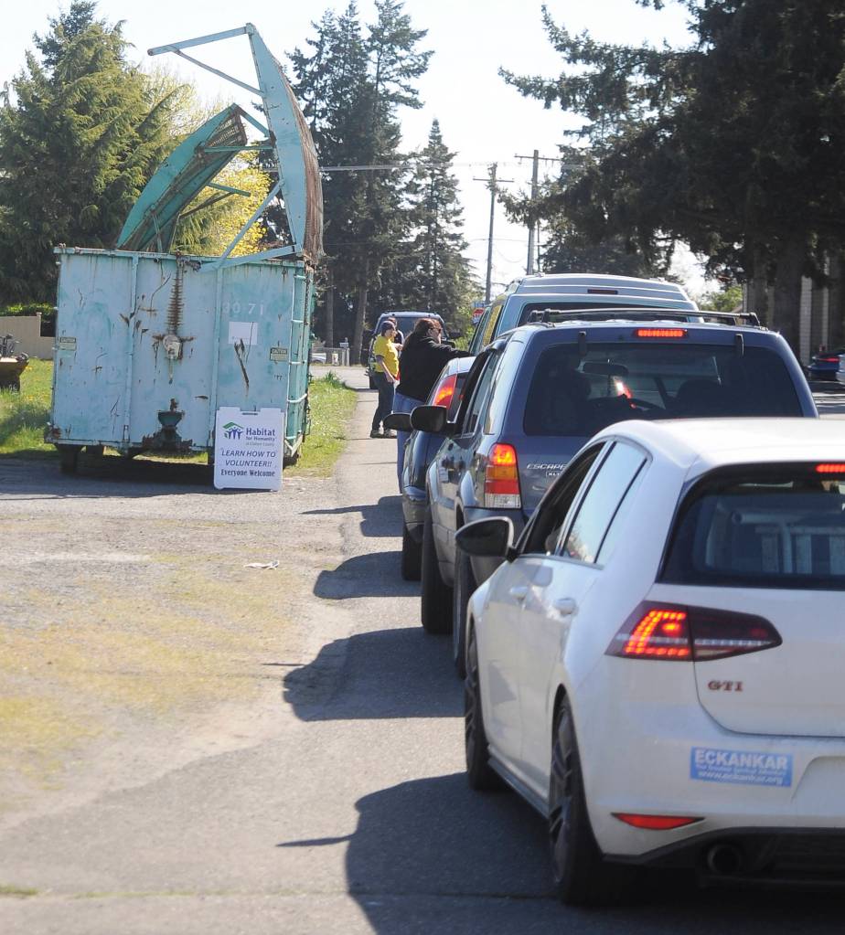 Sequim Scouts help with Habitat’s Rally