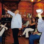 One of Sanford Feibus many musical efforts on the Olympic Peninsula included directing the jazz intensive Camp Heebie Jeebies for students. Photo courtesy of the Feibus family