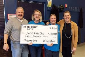 Milestone: 1st Security Bank boosts B&G Club’s Keystone Group