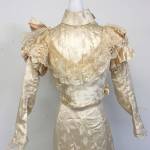 The Clallam County Historical Societys Celebrating 120 Years of Bridal Parties features historic bridal gowns such as this gown from 1898 Photo courtesy of Clallam County Historical Society