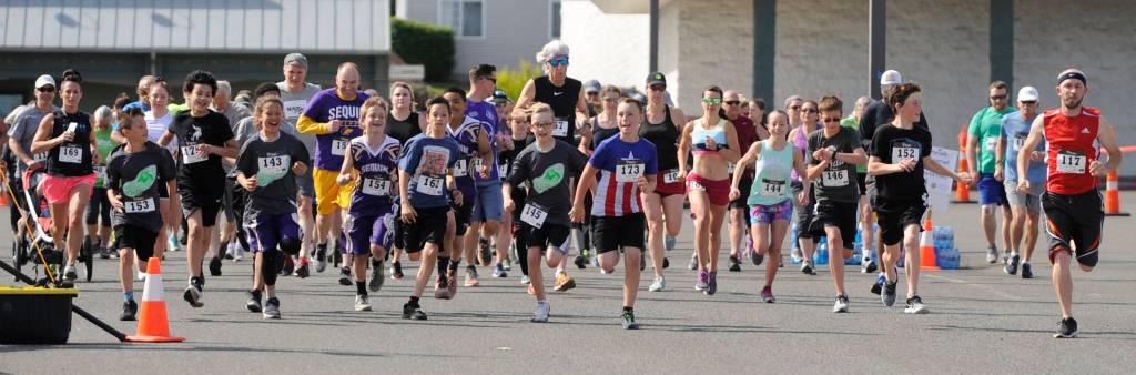More than 70 runners, joggers and walkers turned out for the 2019 Sequim Irrigation Fun Run 5k and 1-mile race on May 11. Colby Ellofson won the 5k in 18 minutes, 44 seconds. See full results at cmg-northwest2.go-vip.net/sequimgazette. Sequim Gazette photo by Michael Dashiell