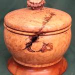 Woodturner Russell Neyman discusses Fifty Nifty Woodturning Tips at the Strait Turners club meeting on May 28 in Gardiner. Submitted photo