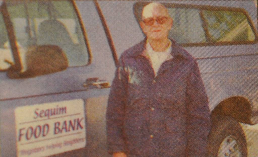 In 2000, Bill Fatherson was named the 1999 Citizen of the Year for his years of service to the Sequim Food Bank supporting his wife Nina. Sequim Gazette file photo