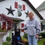 This year marks 10 years since Kelly Yarnes opened her home and decor shop Banana Belt Kelly on Riverside Road. Inside is a small sign commemorating her gold medal win at the 1988 International German American Special Olympics. Sequim Gazette photo by Matthew Nash