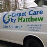 Matthew Wellman has been working on carpets with his Rotovac in and around Sequim since 2018. Photo submitted.