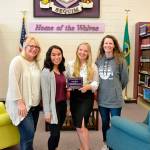 Sequim High students furnish library in honor of Robby Streett
