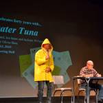 Michael Aldrich and Richard Waites reprise 10 different roles each for Octobers Greater Tuna. The pair performed a scene on June 9 during Olympic Theatre Arts reveal of its 2019-2020 season. Sequim Gazette photo by Matthew Nash