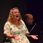 Kyra Humphrey sings I want my Life Back in Olympic Theatre Arts upcoming play Another Night Before Christmas, which her husband Steven serves as musical director for Dec. 13-22 in OTAs 40th season. Sequim Gazette photo by Matthew Nash