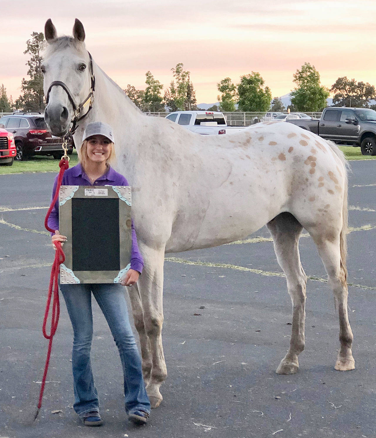 Competing with the top equestrian high school athletes in two states, Sequim High School junior Grace Niemeyer (and Cody) placed third in Jumping at the The Pacific North West Invitational (PNWIC) in Redmond, Ore., held June 14-16. The PNWIC is a regional finals meet of the top five teams and individuals from each states (Washington and Oregon) high school equestrian state championship meet. Each state has about 1,000 athletes competing for these top-five spots. Niemeyer placed fifth at the Washington High School Equestrian Team finals in May. Photo courtesy of Katie Salmon-Newton